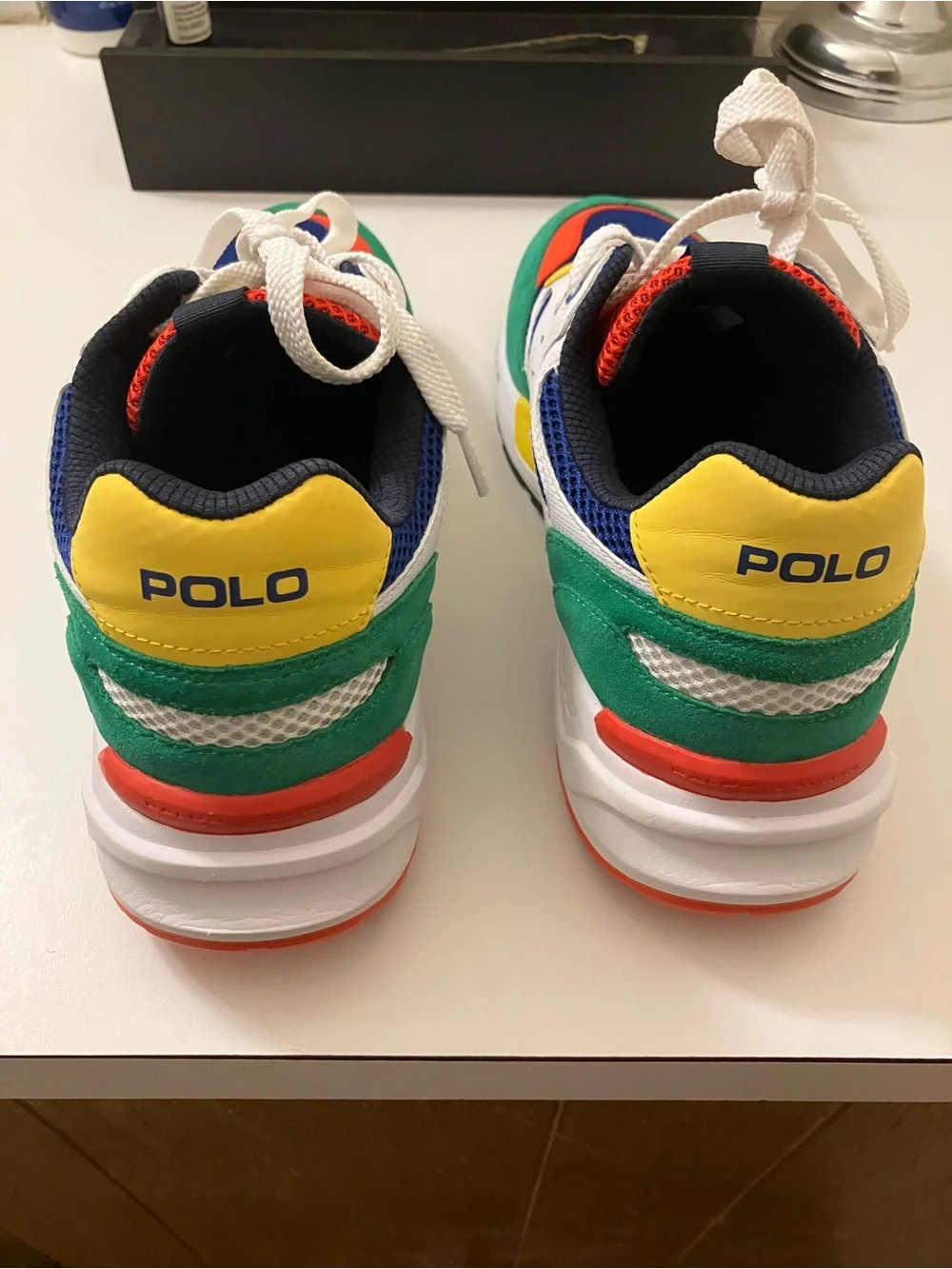 Polo by Ralph Lauren trackster 275 multicolor sneakers men’s size 10.5 worn 2x